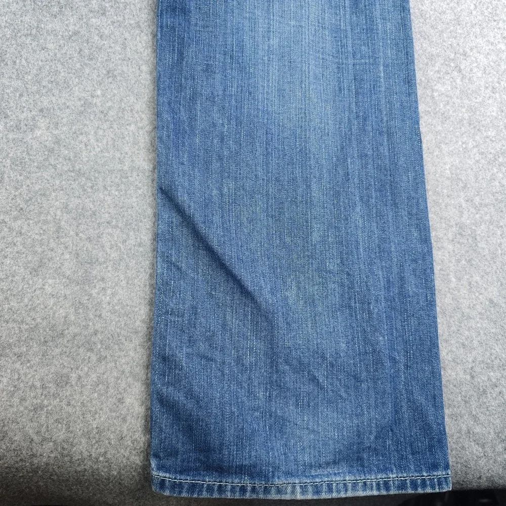 True Religion Jeans Mens 46 Blue Denim Skinny 46x33 Light Wash 100% Cotton